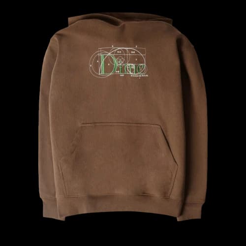 Dime Classic Ratio Hoodie 'Brown'