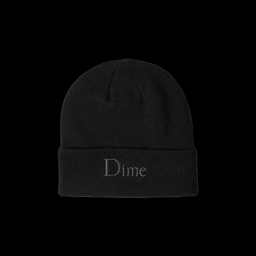 Dime Classic Wool Fold Beanie 'Black'