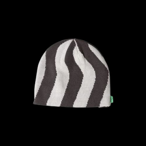Dime Spiral Skullcap Beanie 'Charcoal/White'