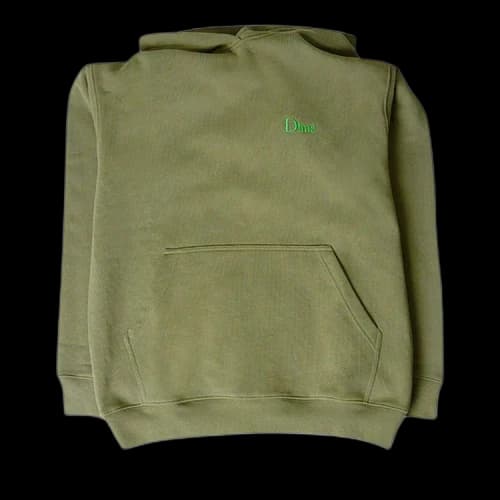 Dime Classic Small Logo Hoodie 'Green'