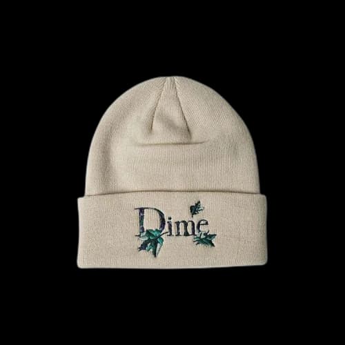 Dime Classic Leafy Fold Beanie 'Beige'