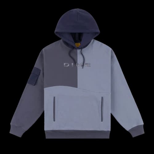 Dime 3 Tone Split Hoodie 'Purple'