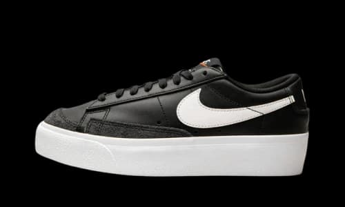 Nike Blazer Low Platform Black White (Women's)