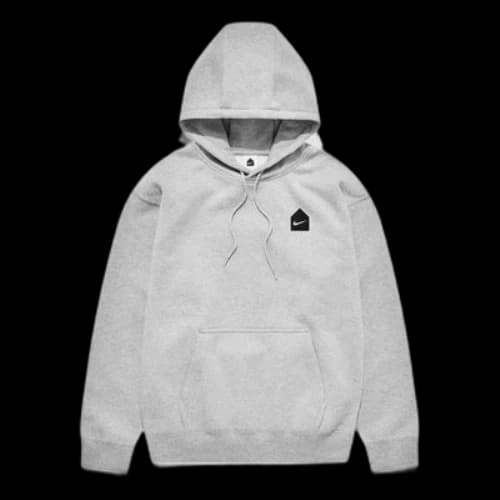 Nike x DSM FW23 Fleece Hooded Sweatshirt 'Grey'
