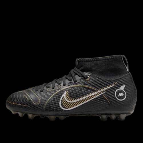 (GS) Nike Jr Mercurial Superfly 8 Academy AG 'Black Yellow'