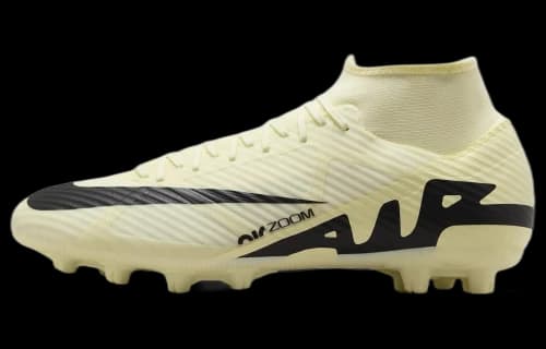 Nike Mercurial Superfly 9 Academy Hard-Ground High-Top Soccer Cleats 'Lemonade'