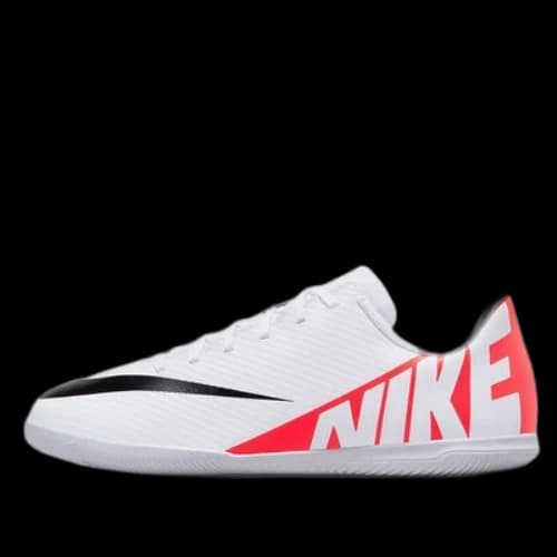 (GS) Nike Jr. Mercurial Vapor 15 Club Indoor 'White Bright Crimson'