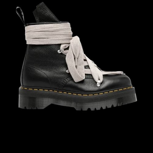 Dr. Martens x Rick Owens 1460 Quad Leather Sole Pentagram Jumbo Lace Boot 'Black'