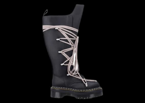 Dr. Martens 1460 DRKSHDW Quad Sole Pentalace Boot Rick Owens Black