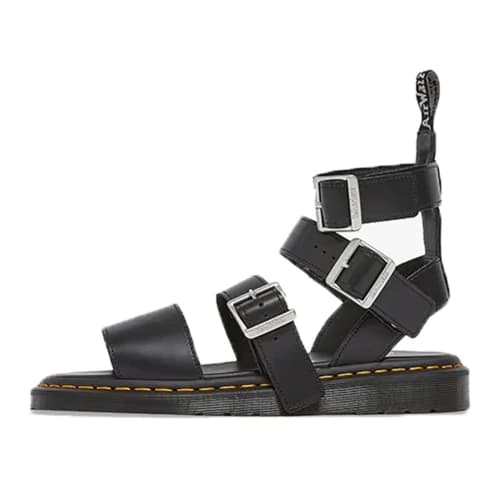 Rick Owens x Dr Martens Leather Strap Sandals Black (2021)