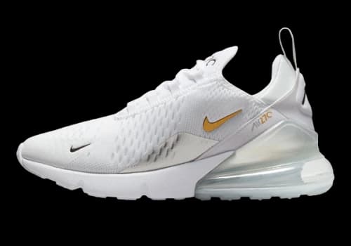 Nike Air Max 270 White Metallic Gold (Women's)