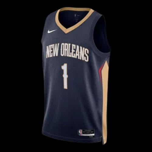 Nike Dri-FIT NBA New Orleans Pelicans Zion Williamson Icon Edition 2022/23 Swingman Jersey