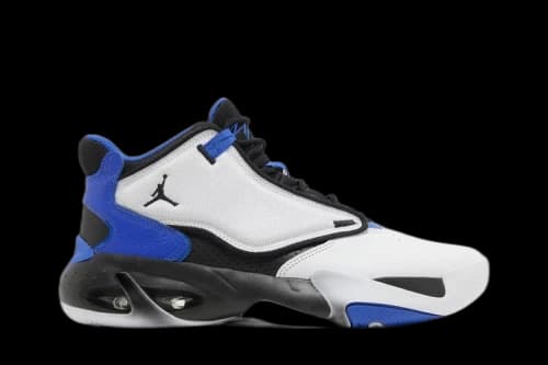 Jordan Max Aura 4 White Black Hyper Royal