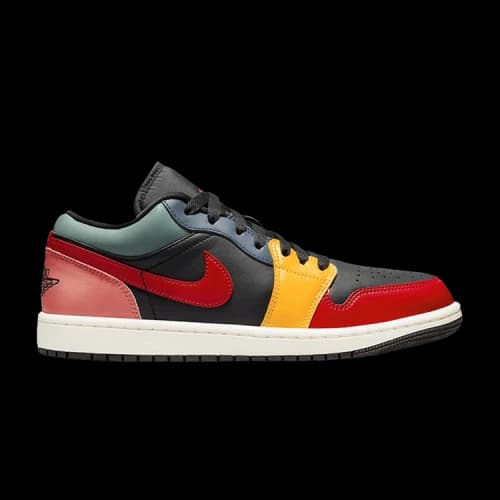 Air Jordan 1 Low SE 'Black Multi-Color' Sample (Women's)
