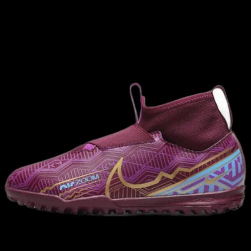 (GS) Nike Jr. Mercurial Superfly 9 Academy KM TF 'Burgundy'