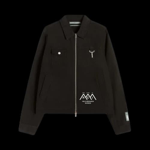 Reese Cooper Research Division Garment Dyed Work Jacket 'Black'