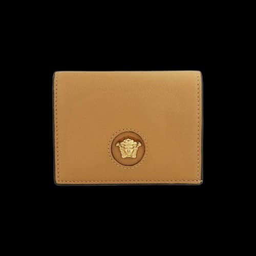 Versace La Medusa Bifold Wallet 'Brown Gold'