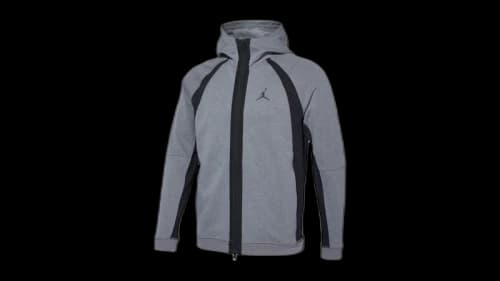 Jordan Dri-Fit Sport Full-Zip Slim Fit Hoodie Grey