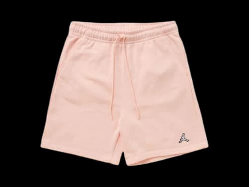Jordan Coral Brooklyn Essentials Fleece Shorts Pink