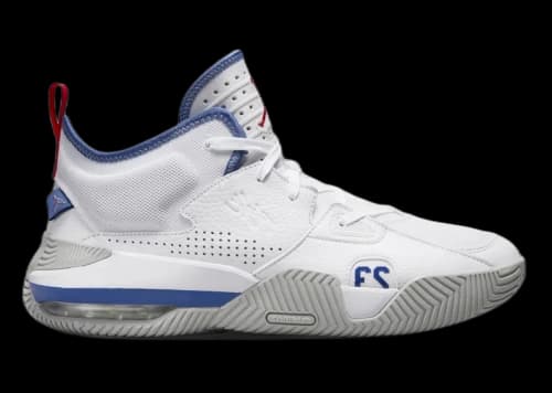 Jordan Stay Loyal 2 White University Red Light Smoke Grey True Blue