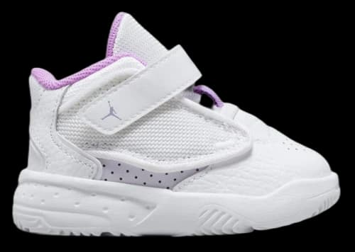 Jordan Max Aura 4 White Barely Grape Rush Fuchsia (TD)