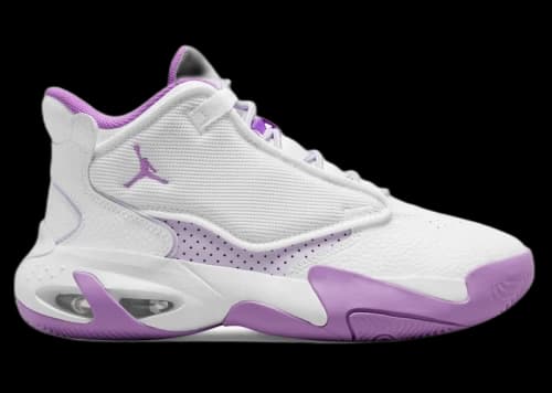 Jordan Max Aura 4 White Barely Grape Rush Fuchsia (GS)