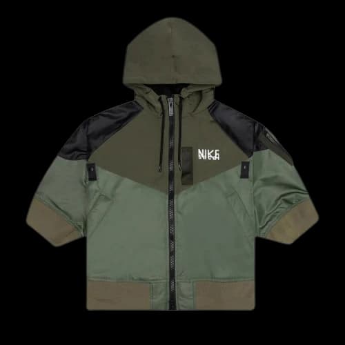 Nike x Sacai Full Zip Hooded Jacket 'Khaki'
