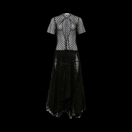 JW Anderson Mixed Lace Dress 'Black'