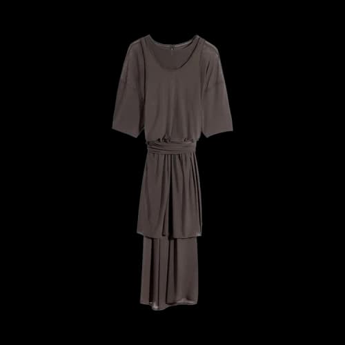 Lemaire Double Layer Dress 'Brown'