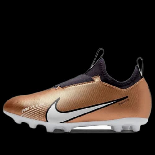 (GS) Nike Jr. Zoom Mercurial Vapor 15 Academy HG 'Metallic Gold White'