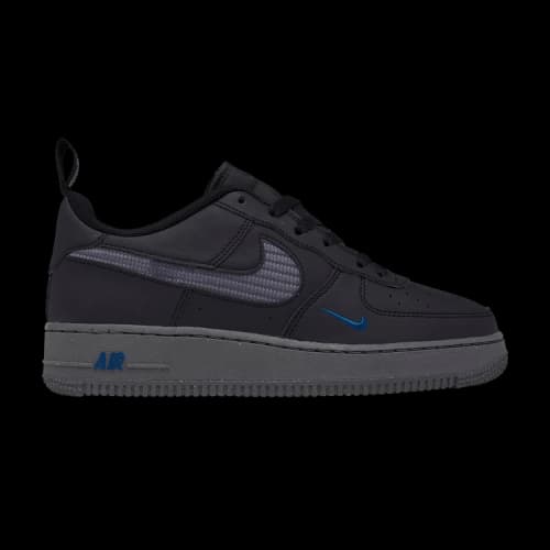 Nike Air Force 1 Low Black Grey Blue GS