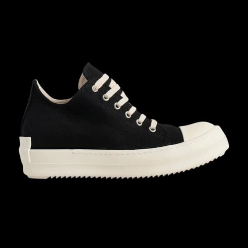 Rick Owens DRKSHDW Fogachine Cotton Denim Low 'Black Milk' (Women's)