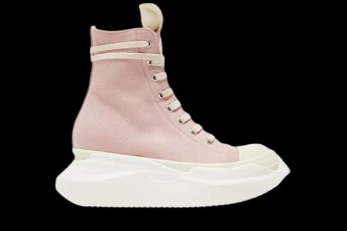 Rick Owens EDFU DRKSHDW Canvas Abstract High 'Faded Pink' (Women's)