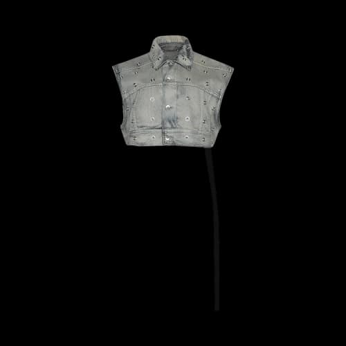 Rick Owens DRKSHDW Cropped Jacket 'Sky'
