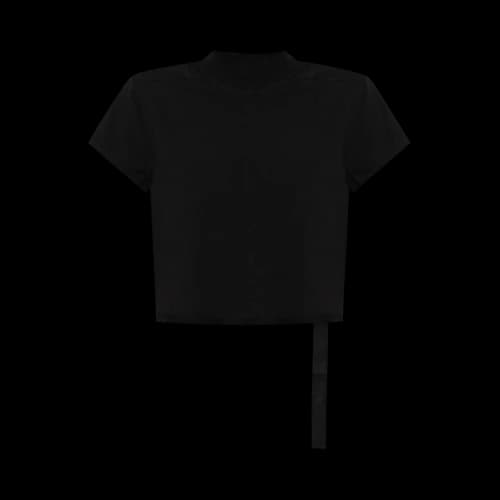 Rick Owens DRKSHDW Cropped Small Level T-Shirt 'Black'