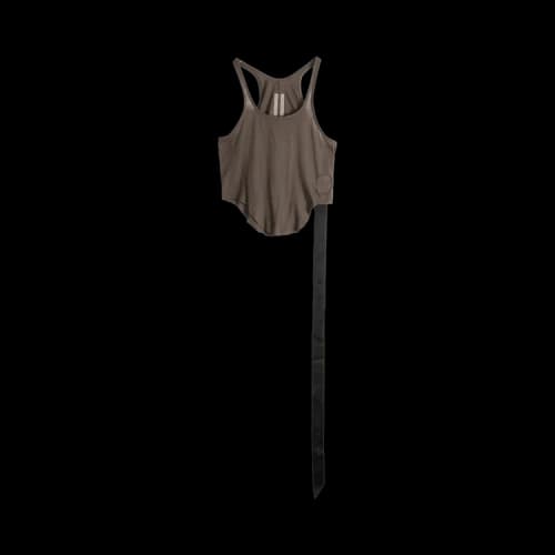 Rick Owens DRKSHDW Basic Tank Cropped Top 'Dark Dust'