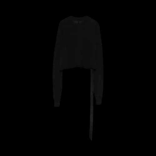 Rick Owens DRKSHDW Cropped Level Long-Sleeve T-Shirt 'Black'