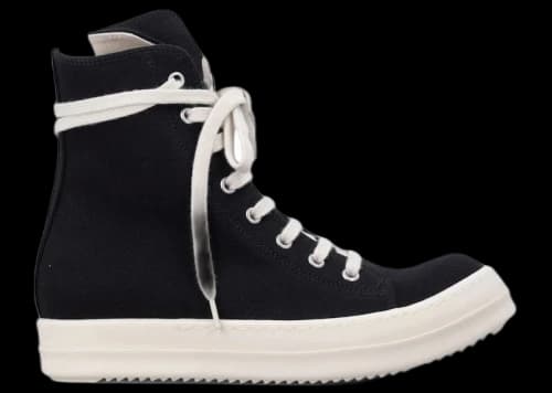 Rick Owens DRKSHDW Temple Vegan Sneaks High Black Milk (Women's)