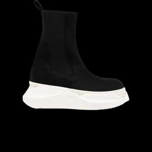 Rick Owens DRKSHDW Gethsemane Beatle Abstract Boots 'Black Milk' (Women's)