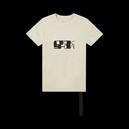 Rick Owens DRKSHDW Small Level Tee 'Pearl/Black'