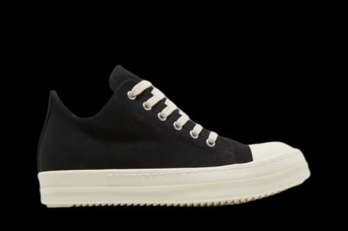 Rick Owens DRKSHDW Strobe Cotton Denim Low 'Black Milk' (Women's)
