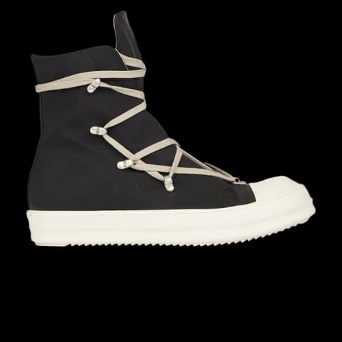 Rick Owens DRKSHDW Strobe Cotton Nylon Hexa High 'Black Milk' (Women's)