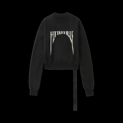 Rick Owens DRKSHDW Cropped Sweat 'Black/Pearl'