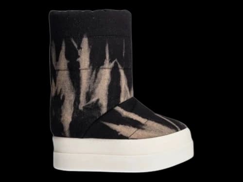 Rick Owens DRKSHDW Mega Bumper Lunar Black Beige (Women's)