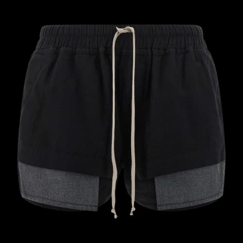 Rick Owens DRKSHDW Womens Fog Boxers Shorts 'Black'