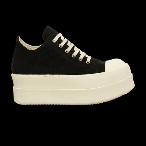 Rick Owens DRKSHDW Double Bumper Low 'Black Milk' (Women's)