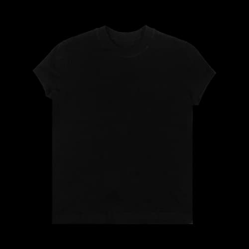 Rick Owens DRKSHDW Small Level Short-Sleeve Woven T-Shirt 'Black'
