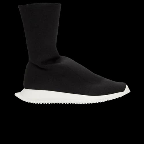 Rick Owens DRKSHDW Runner Stretch Sock 'Black Milk'
