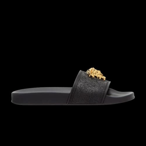 Versace Palazzo Pool Slide 'Black Gold' (Women's)