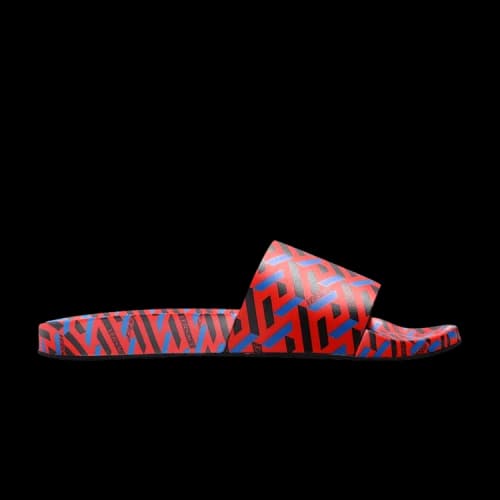 Versace Trésor de la Mer Slides 'Orange Peel Regal Blue' (Women's)
